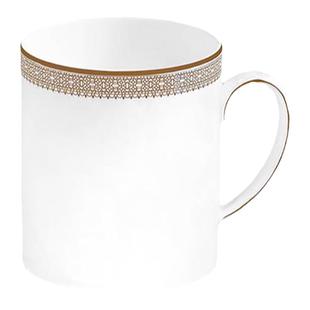 WEDGWOOD Vera Wang王薇薇金色蕾丝骨瓷马克杯 牛奶杯水杯咖啡杯