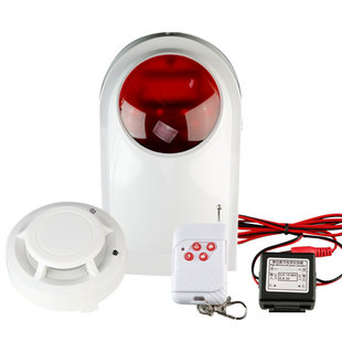 汽车车载烟雾报警器无线磁吸车厢免打孔快递货车防自燃火灾探测器