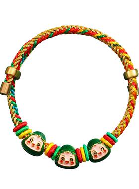 端午安康！端午五彩绳手工编织绳