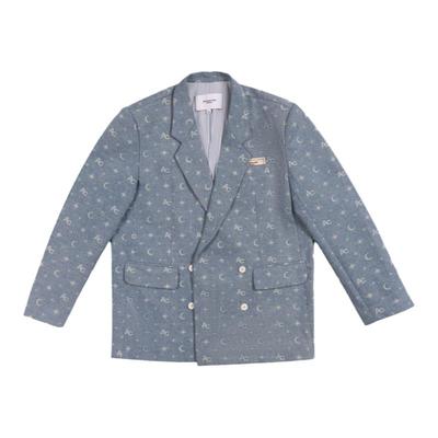 ARDENCODE满印牛仔西装套装