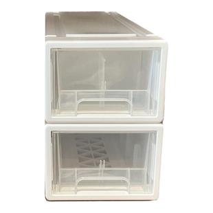 长条窄抽屉式收纳盒带隔板储物箱塑料分格收纳箱夹缝收纳柜