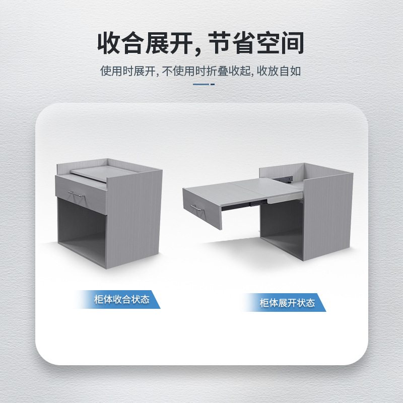 多节轨道一拉得抽屉式橱柜餐台隐形轨道抽拉伸缩联动导轨五金配件