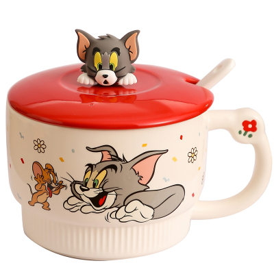 猫和老鼠马克杯大容量燕麦早餐杯