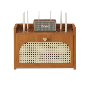 路由器放置架wifi置物架遮挡箱不伤墙机顶盒收纳光猫遮挡箱收纳盒