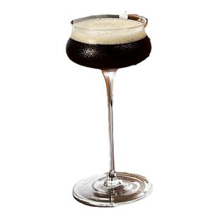 茶馆品鉴酒杯高脚杯闻香杯国潮冷泡茶水杯子新中式冷萃茶杯玻璃杯