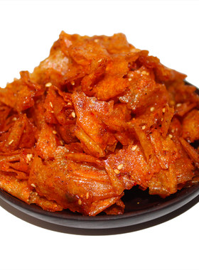 文杰手撕豆皮500g油炸辣片平江