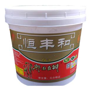 恒丰和郫县红油豆瓣酱6kg四川特产农家辣椒酱川菜火锅麻辣烫细酱