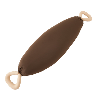 泡沫粒子糖果长条夹腿侧睡觉抱枕