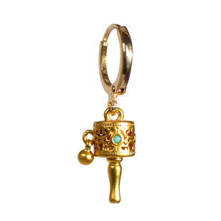 康巴草原首饰 耳钉尼泊尔藏式耳环藏族耳坠西藏饰品男生个性耳饰