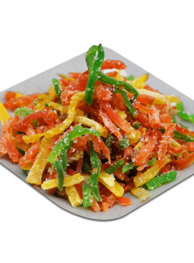 红绿三丝四川冰粉粉果脯八宝饭