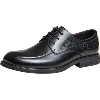 亮面肤感牛皮180°弯折软底皮鞋