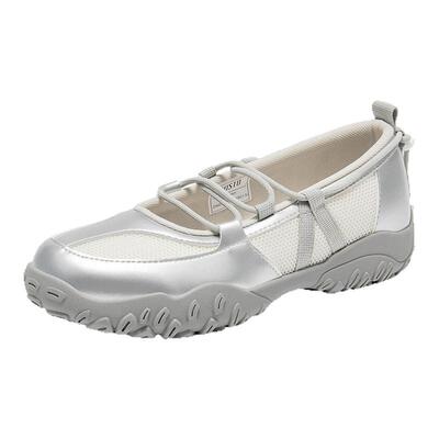 大东官方正品银色芭蕾德训鞋