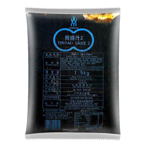 三岛照烧汁2商用1.5kg 照烧鸡酱烧烤鸡肉饭时蔬煎鸡排烧烤肉酱汁