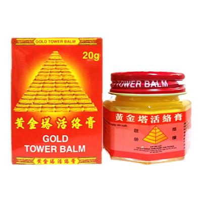 越南正品黄金塔活络膏按摩膏疏通膏跌打扭伤活血化瘀舒筋活络20g