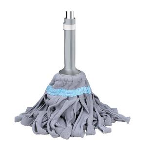 五月花免手洗拧水拖把超细纤维不锈钢杆挤压脱水旋转卡锁干湿家用