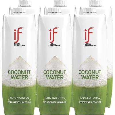 if泰国原装进口纯椰子水1L×6瓶