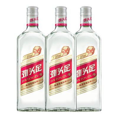 毛铺劲头足酒*3瓶光瓶旗舰店白酒