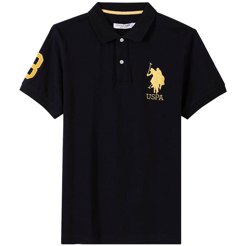 USPA官方旗舰店男士polo衫男款纯棉t恤翻领短袖美式休闲夏季新款