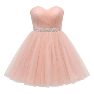 KTV小礼服2026新款生日短款抹胸小短裙姐妹晚宴聚会成人礼派对服