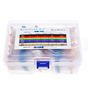 860件86种0.5W色环电阻元 件包 10M 2W金属膜电阻包 0R1 盒装