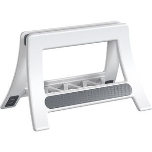 笔记本立式收纳支架重力竖立桌面立架手提电脑直立竖放散热悬空底座置物mini主机侧立放置iPad平板支撑托架子