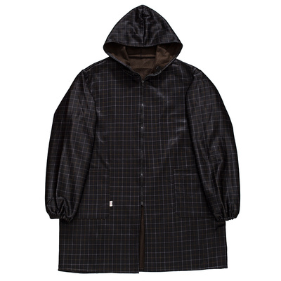 乐大姑韩式风加绒防水防油罩衣