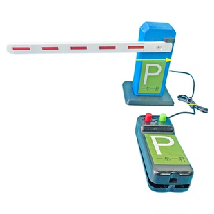 交通信号红绿灯停车场道闸起落抬杆儿童玩具仿真路障过家家小车库