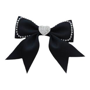 蝴蝶结领结别针小尺寸韩式纯色布艺燕尾水钻简洁胸花衬衫衣服配饰