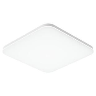 欧普led吸顶灯方形卧室现代简约百搭奶油风家用过道卧室阳台灯WS