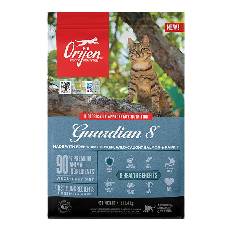 【官方旗舰】Orijen渴望八重守护猫粮成猫进口营养全猫粮1.8kg
