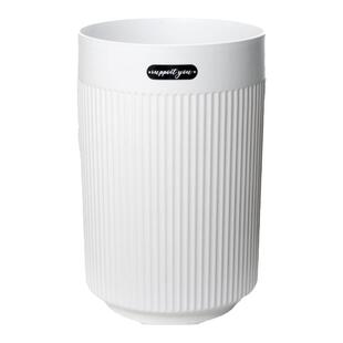 创意塑料花盆北欧大口径树脂特大号天堂鸟客厅白色罗马柱花盆