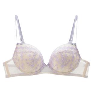 华歌尔Wacoal 日系刺绣透气圆润软钢圈文胸内衣女WB34K4