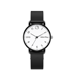 正港ZGOx静音考试专用手表女款学生初中高中学霸公务员指针表女生