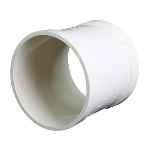 pvc无台阶直接排水快速抢修补漏直接头管配件中间无档圈 直通接头