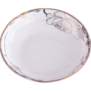 味碟小碟子蘸料调味酱料酱油调料醋蘸酱/碟小盘子家用陶瓷小号4寸