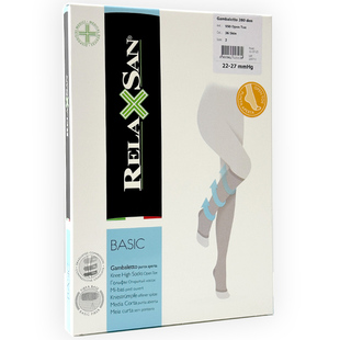 进口意大利Relaxsan瑞兰森医用弹力袜男女一级小腿中筒静脉血栓袜