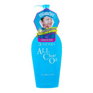 日本SENKA/珊珂蚕丝净澈水感卸妆油女洗颜专科眼唇防水彩妆洁肤油