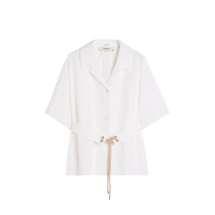 【春夏礼遇】MaxMara 2026春夏女装棉质直筒短袖衬衫9111096306&