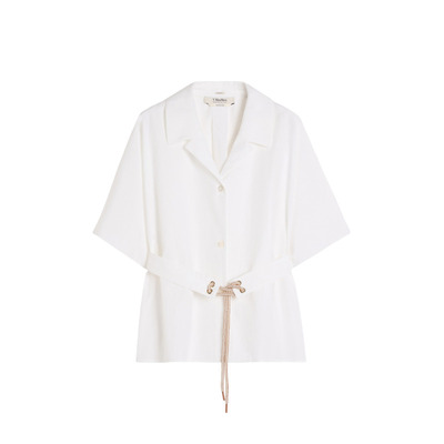 【春夏礼遇】MaxMara 2026春夏女装棉质直筒短袖衬衫9111096306&