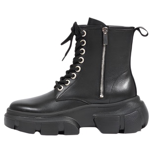 韦恩Wayne Flex侧拉链马丁靴英伦风机车时尚休闲百搭短靴女潮