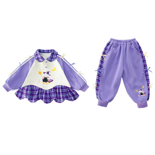 女童春装套装2026新款巨好看儿童装春季洋气时髦女宝宝漂亮的衣服