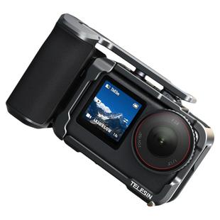 泰迅适配DJI大疆Action6街拍手柄套装快门握把超轻action6兔笼金属边框拍摄拓展拍摄大疆action6街拍套装配件