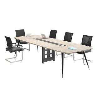 简约现代会议桌长桌办公室小型长条桌培训桌洽谈桌椅组合办公家具