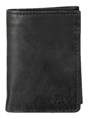 Levi’s/李维斯男士钱包卡包短款三折证件包卡夹证件包美国直邮