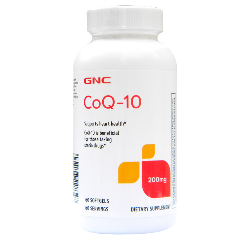 GNC辅酶Q10软胶囊200mg60粒心脏