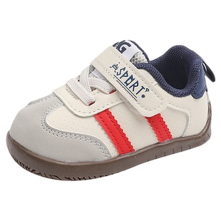 春秋季宝宝鞋子0一1-3岁婴儿学步鞋软底男童机能鞋女小童鞋轻便秋