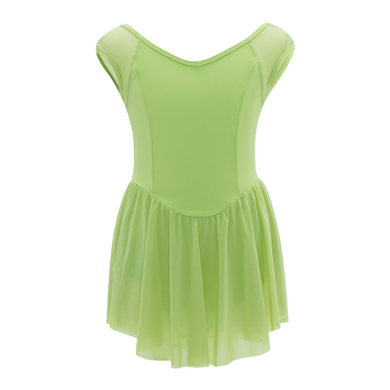 儿童女童芭蕾舞练功服短袖连体服形体训练舞蹈生夏季芭蕾舞跳舞服