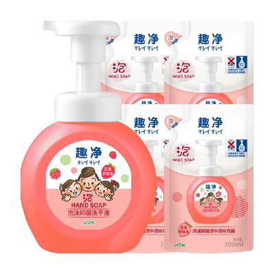 狮王泡沫抑菌草莓香洗手液