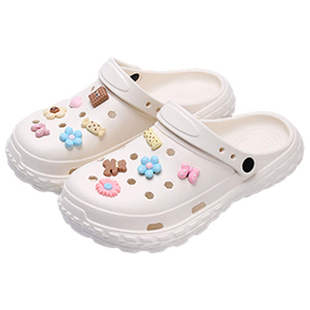 儿童洞洞鞋女款夏外穿EVA防臭大童女孩沙滩凉鞋2026新款女童拖鞋