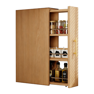 厨房转角三角区调料调味置物架窄款台面款多功能分层式收纳柜